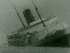 Capsized ferry