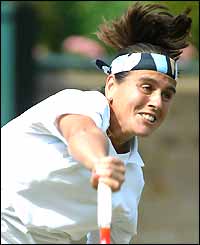 Conchita Martinez is safely through to round three