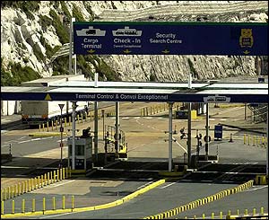 Dover terminal, UK