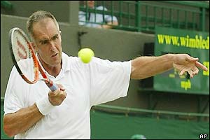 Todd Martin fights to peg back the German