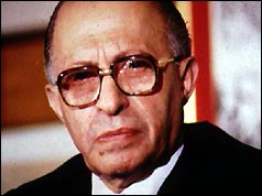 Israel's Prime Minister Menachem Begin 