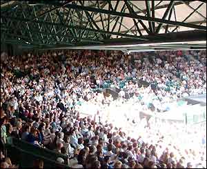 The crowd on Centre Court