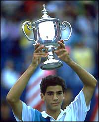 Sampras won the US Open in 1990 aged 19, he is still the youngest player to win at Flushing Meadow