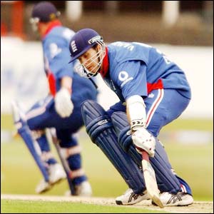 Vaughan notches up the runs on his own innings