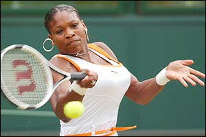 Serena Williams takes the final set against Jennifer Capriati