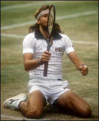 Bjorn Borg at Wimbledon