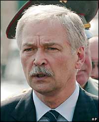 Russian Interior Minister Boris Gryzlov