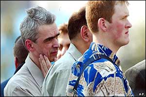 Moscow concert goers