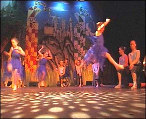 ballet dancers in action