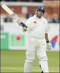 Mark Butcher acclaims his fifty