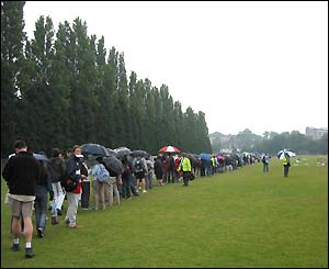 The queue for Wimbledon