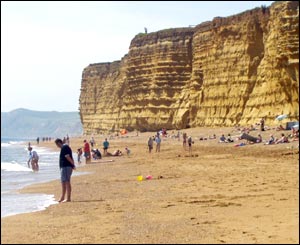 Burton Bradstock in Dorset by Jon Combe
