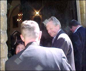 The assembly's Presiding Officer Dafydd Elis-Thomas was at the ceremony
