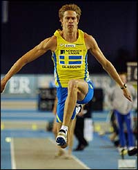 Christian Olsson of Sweden 