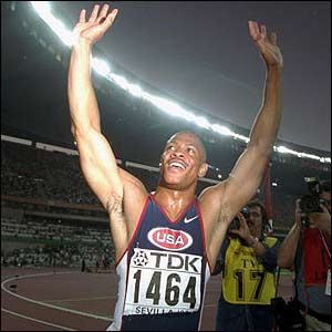 Maurice Greene was unstoppable over 100m
