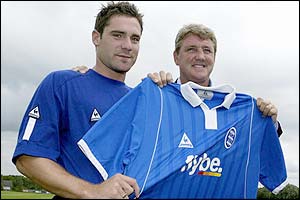 Birmingham's David Dunn and Steve Bruce