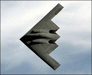 A B2 stealth bomber