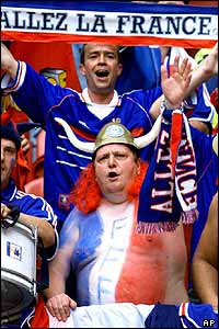 Fraench fans had a double reason to celebrate