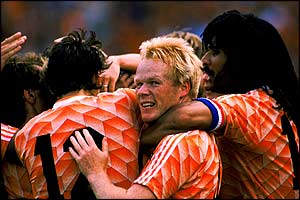 Germany 1988: The orange of Holland dominated the tournament, as the likes of Gullit and Van Basten came to prominence