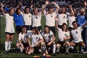Italy 1980: An 88th-minute strike for Horst Hrubesch, his second, clinched the trophy for West Germany against Belgium