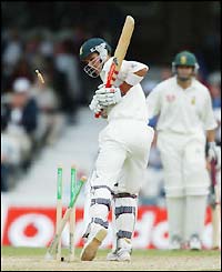 Rudolph falls after tea for only eight runs