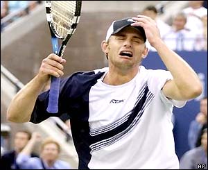 Andy Roddick bursts into tears on beating Juan Carlos Ferrero