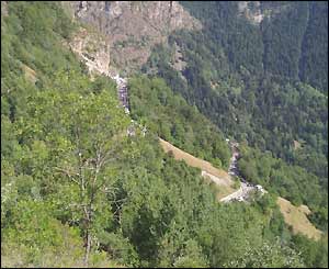 The Alpe d'Huez stage is legendary in the Tour de France, and Paul Dormer captured the steepness of the slope