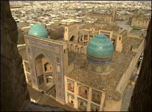 Mir-i-Arab madrasa in Bukhara, Uzbekistan