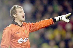 Arsenal's Jens Lehmann in action from