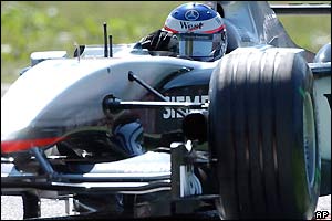 McLaren's title challenger Kimi Raikkonen