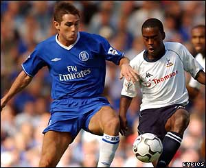 Frank Lampard and Rohan Ricketts 