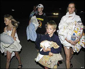 Family flees near Sainte-Maxime