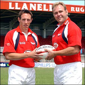 Mark Taylor and Scott Quinnell