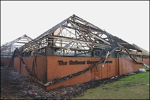 Ruins of the museum building