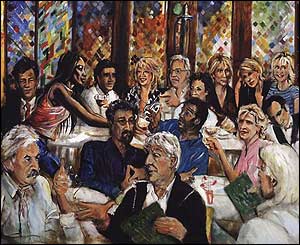 Ronnie Wood's painting of The Ivy