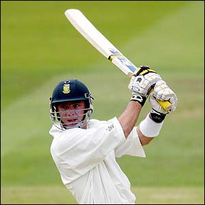 Herschelle Gibbs in action with the bat for South Africa