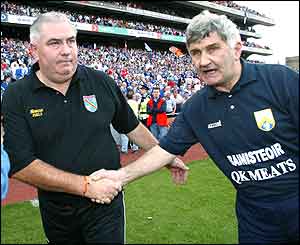 Joe Kernan had a few nervous moments before seeing his side win by two points