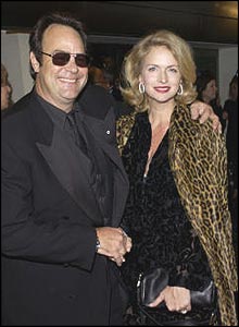 Dan Akroyd and wife Donna Dixon arrive at Sunday's pr�miere