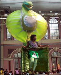 Flamingoes Carnival Arts dancer