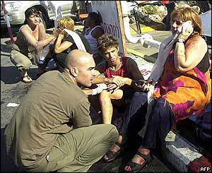 Haifa blast survivors