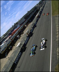 Michael Schumacher drives for Benetton in 1994