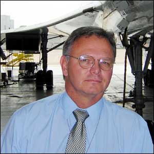 Claud Freeman, head of Concorde engineering at British Airways