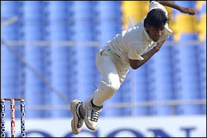 Debutant Lakshmipathy Balaji 