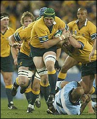 Australia's David Lyons leads yet another Wallaby charge