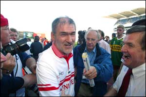 Mickey Harte is in demand after the final whistle