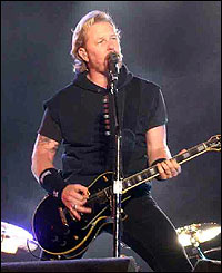 Metallica, led by lead singer James Hetfield
