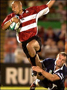 Japan's Takeomi Ito is just caught