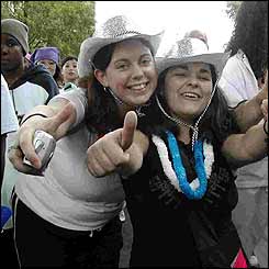 Carnival party-goers