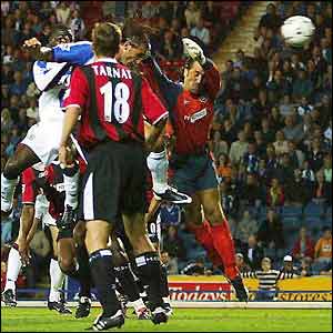 Lorenzo Amoruso scores Blackburn's second