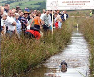 crowds at the waterside